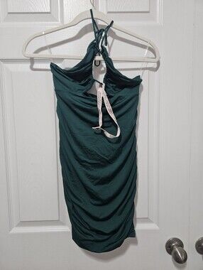 Oh Polly Green Mini Dress US 6 NWT